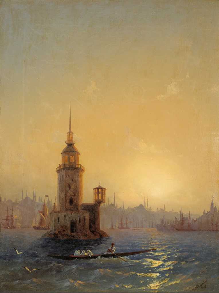 7.Вид Леандровой башни в Константинополе.jpg