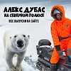 Алекс Дубас на Северном полюсе