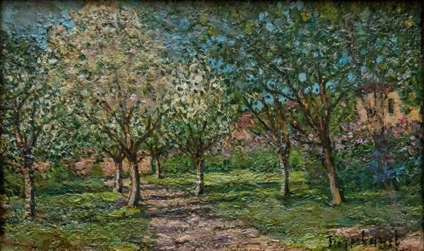 Петр Петровичев. Парк в усадьбе Л.Н. Толстого в Хамовниках. 1915.jpg Петр Петровичев. Парк в усадьбе Л.Н. Толстого в Хамовниках. 1915.jpg